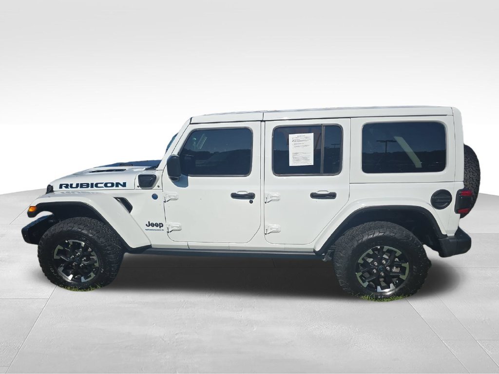 Used 2024 White Jeep Rubicon 4xe image 3