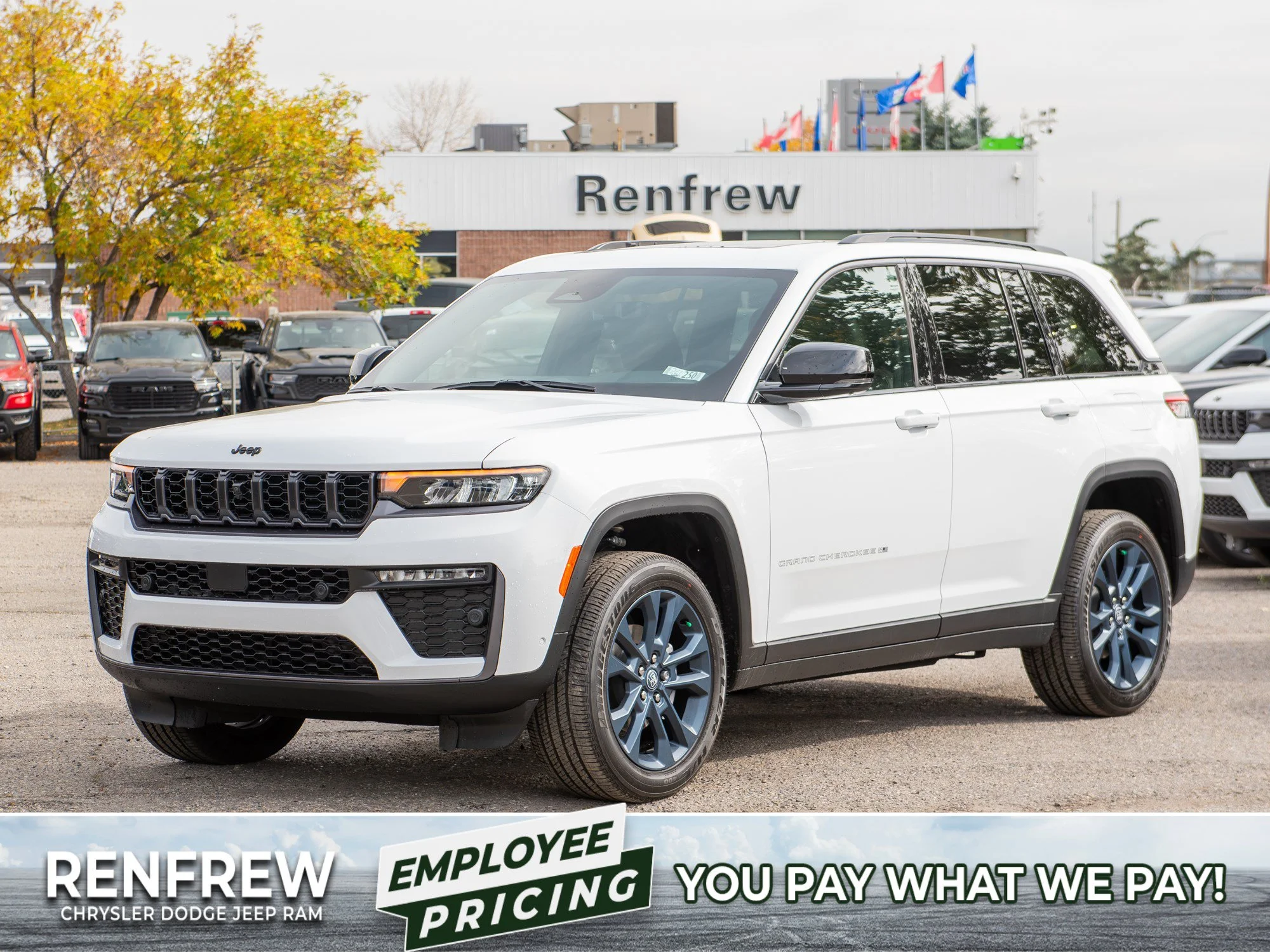 New 2026 White Jeep 85th Anniversary* 4x4, Trailer Tow Pkg, Turbo, Panoramic Sunroof image 1
