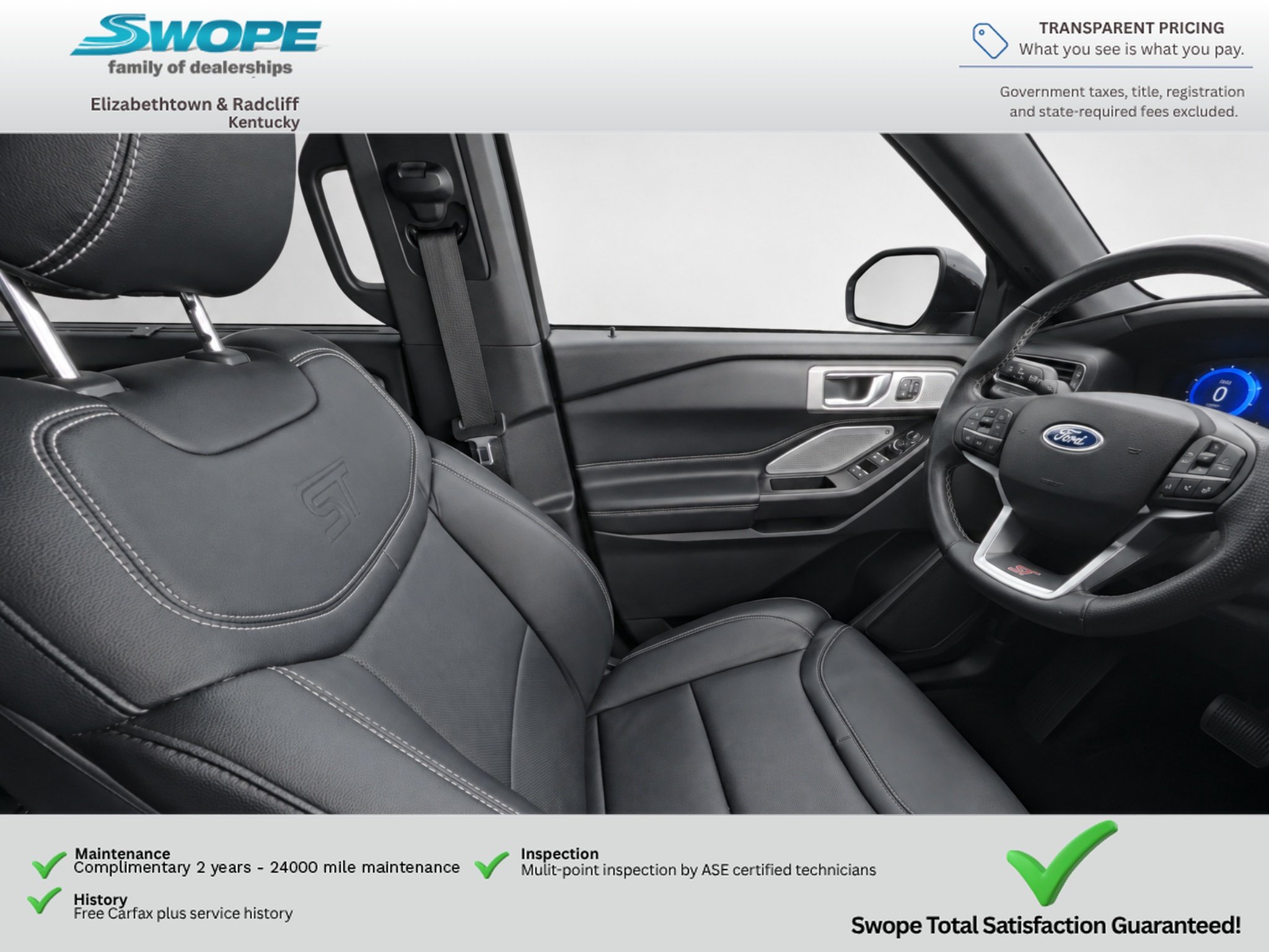 Used 2020 Agate Black Metallic Ford ST image 9