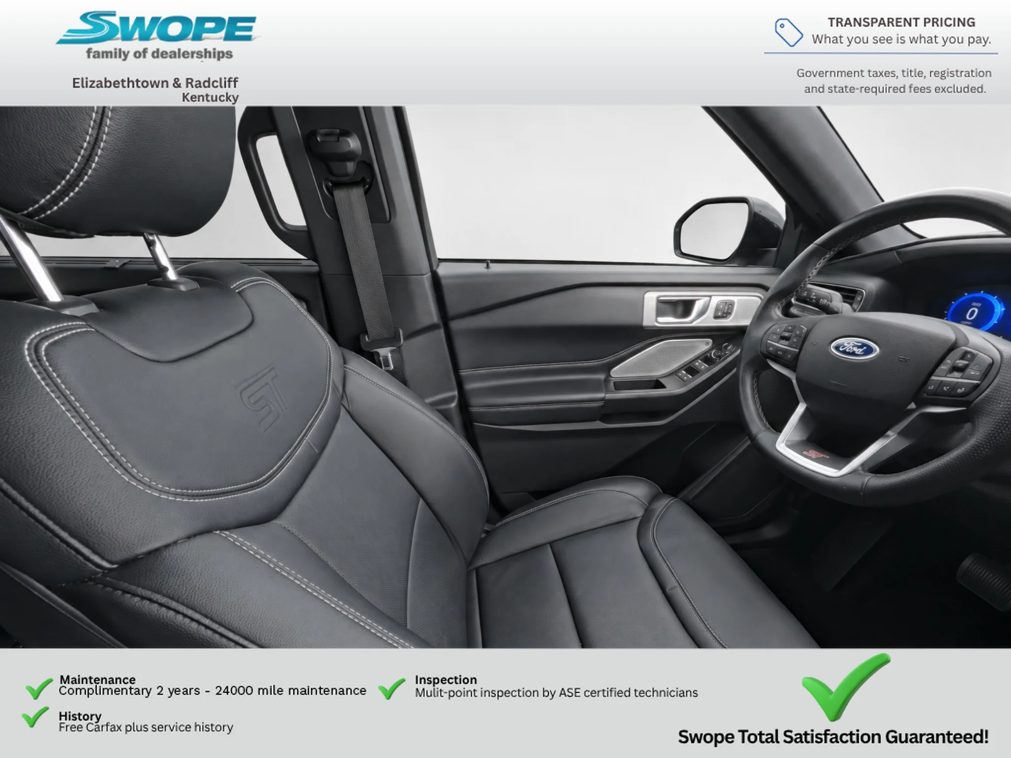 Used 2020 Agate Black Metallic Ford ST image 9