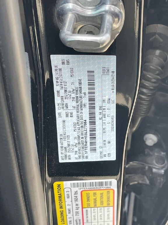 Used 2025 Shadow Black Ford XLT image 37