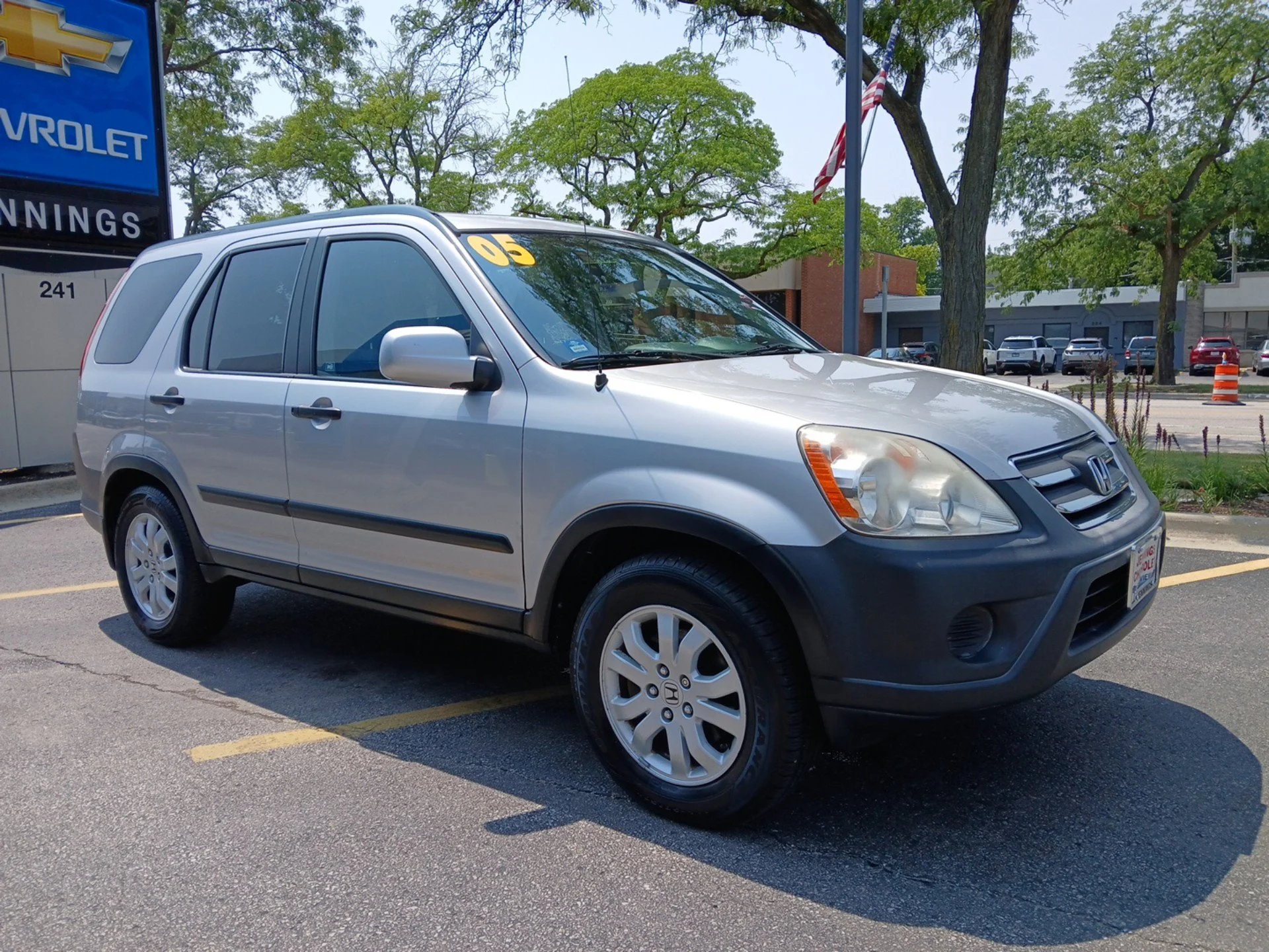 Used 2005 Honda CR-V EX with VIN JHLRD77885C004287 for sale in Glenview, IL