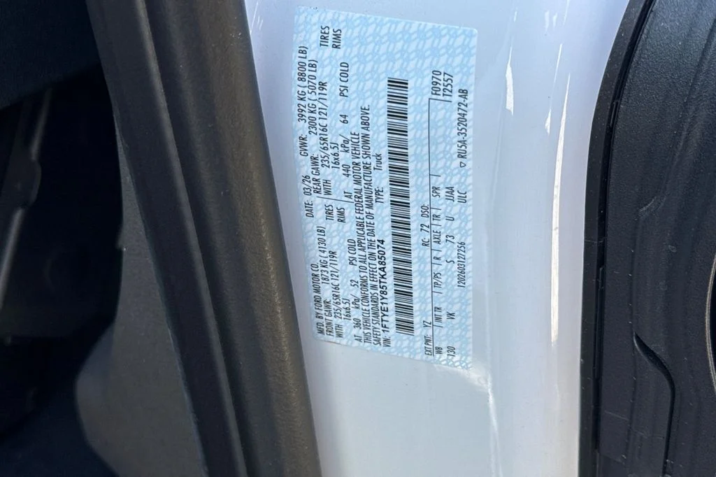 New 2026 Oxford White Ford Cargo Van image 28