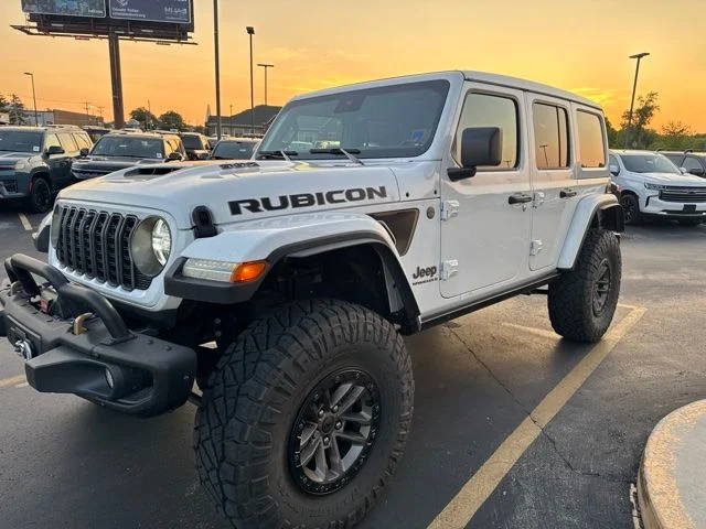 Used 2024 Bright White Clearcoat Jeep Rubicon 392 image 4