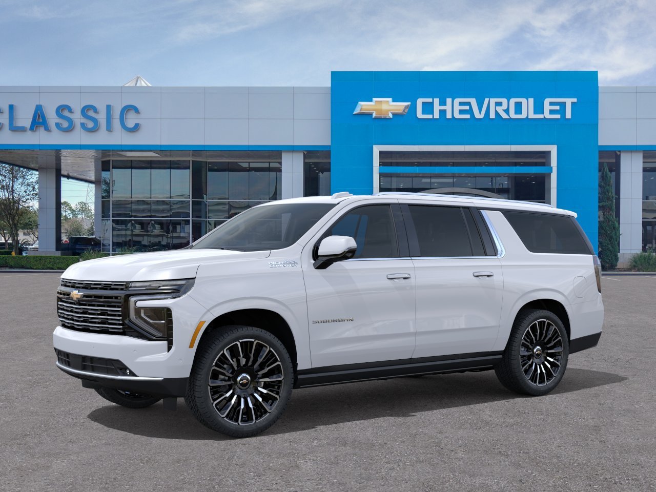 2026 Chevrolet Suburban High Country White at Classic Elite Chevrolet Hwy 6