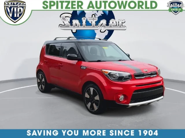 Used 2018 Red Kia Plus image 2