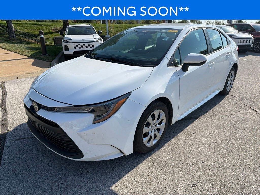 Certified Used 2024 White Toyota LE image 1