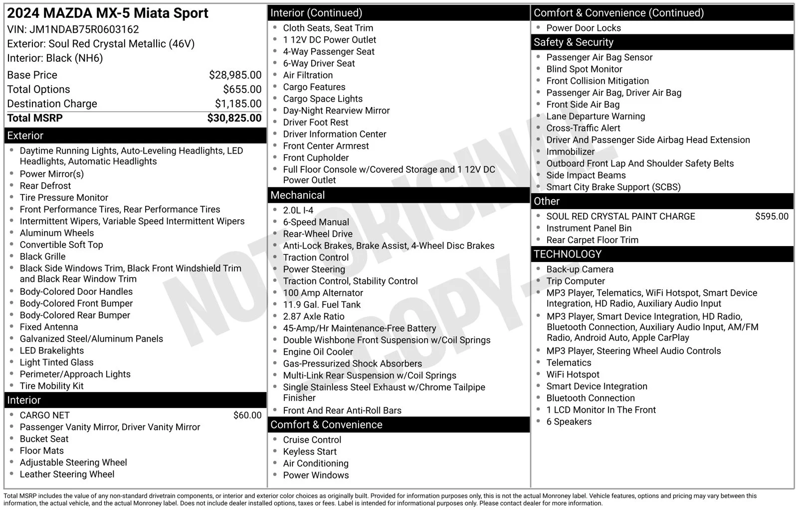Used 2024 Red Mazda Sport image 35