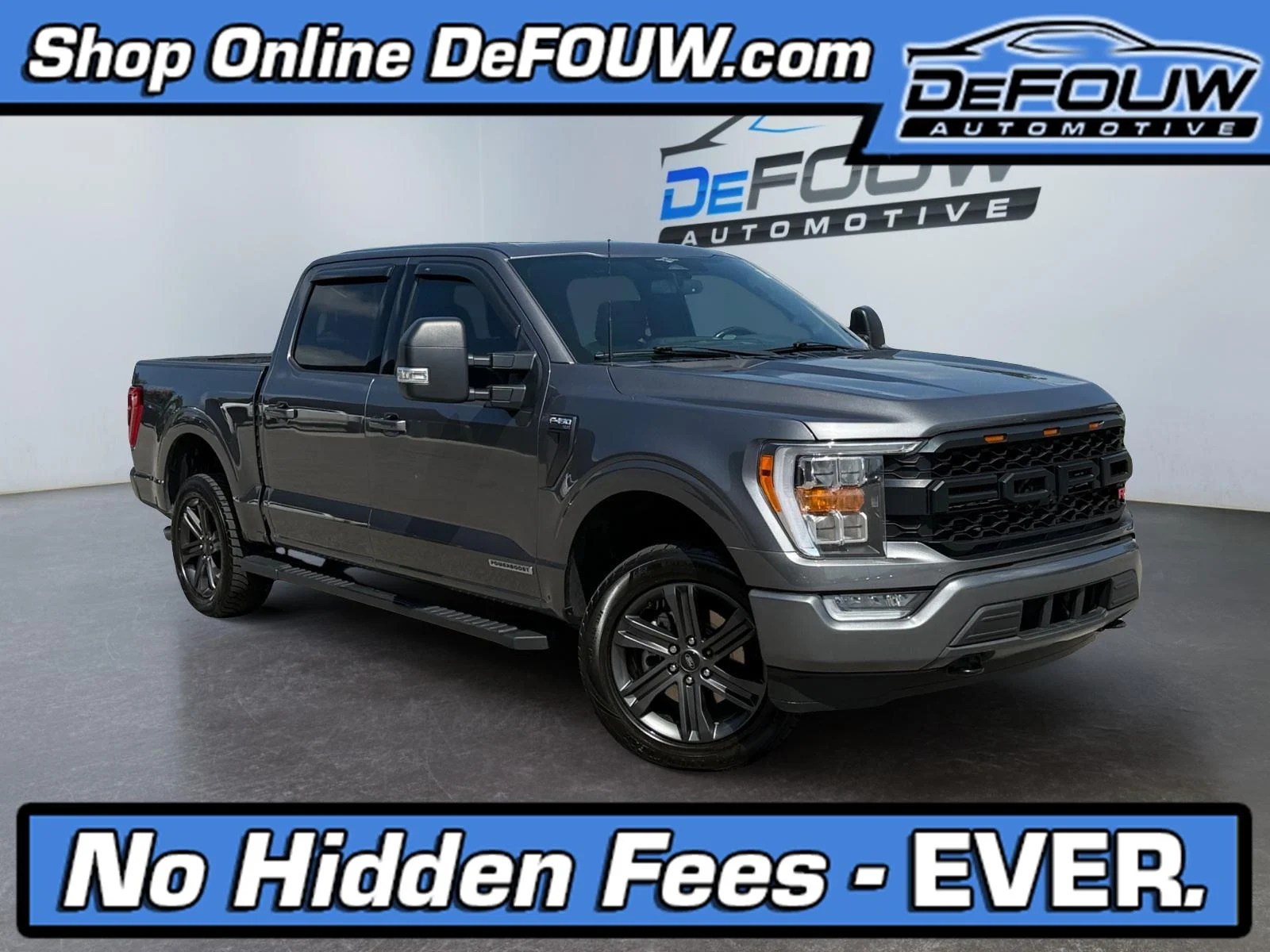 Used 2023 Carbonized Gray Ford XLT image 1