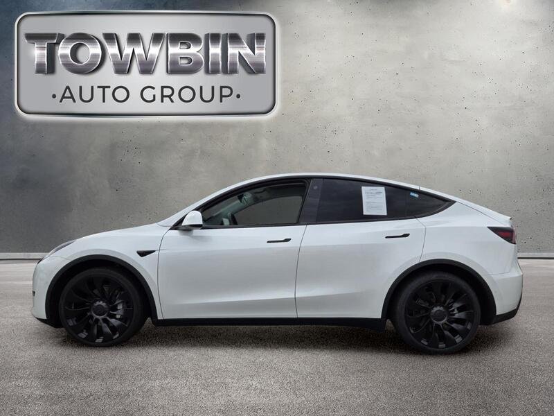Used 2021 Pearl White Multi-Coat TESLA LONG RANGE AWD image 8