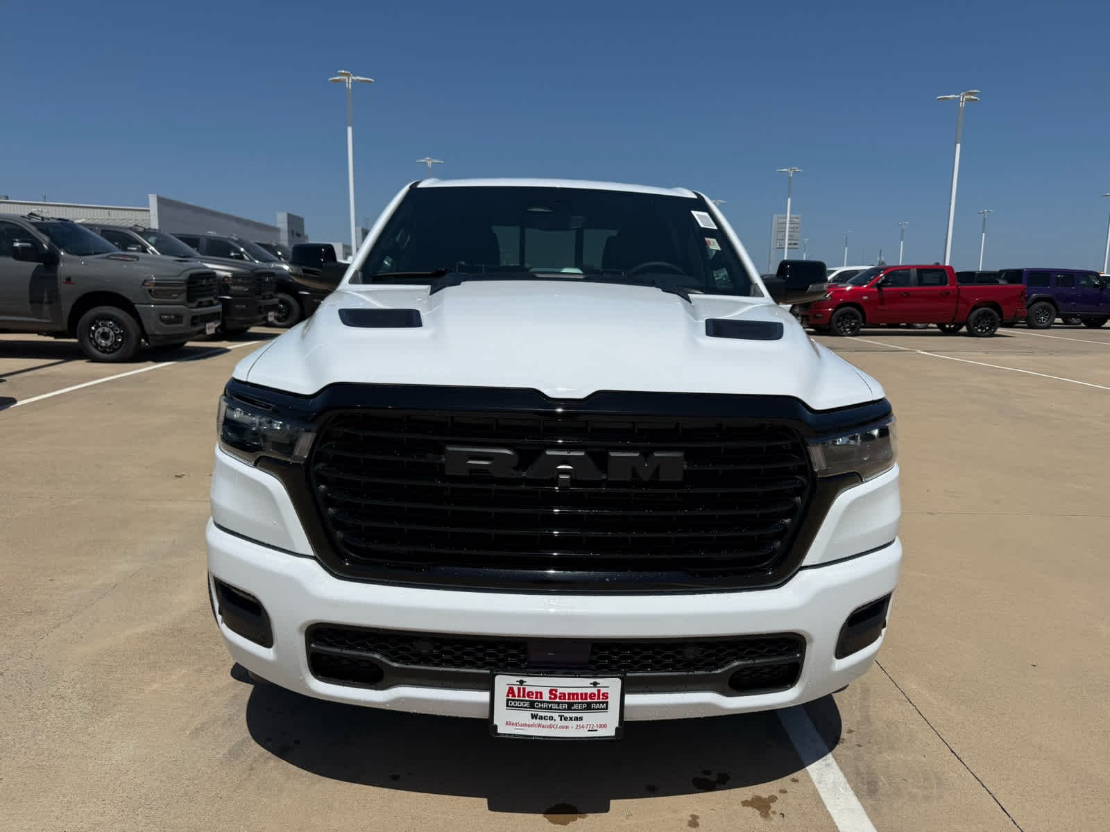 New 2026 Bright White Clearcoat Ram Laramie image 3