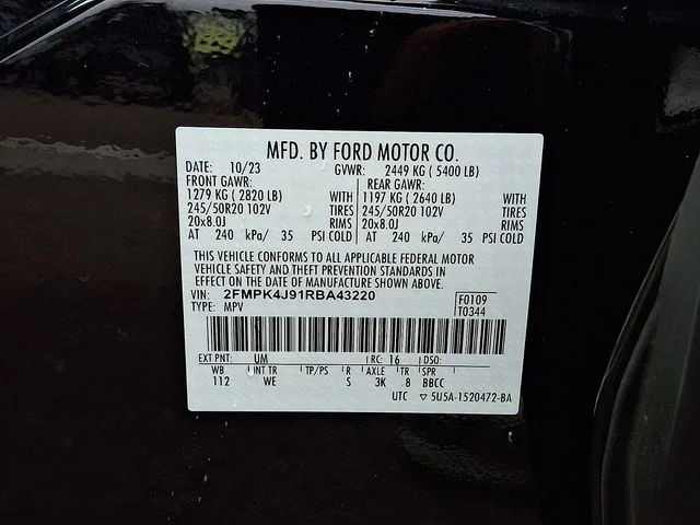 Certified Used 2024 Black Metallic Ford ST Line image 26