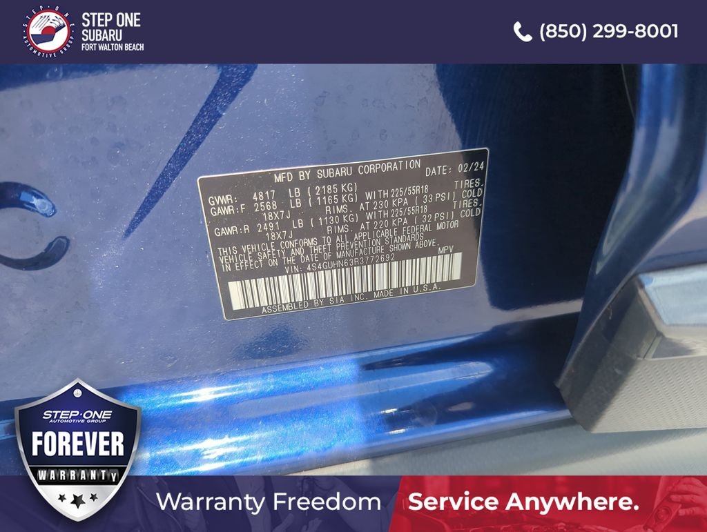 Used 2024 Blue Subaru Limited image 40