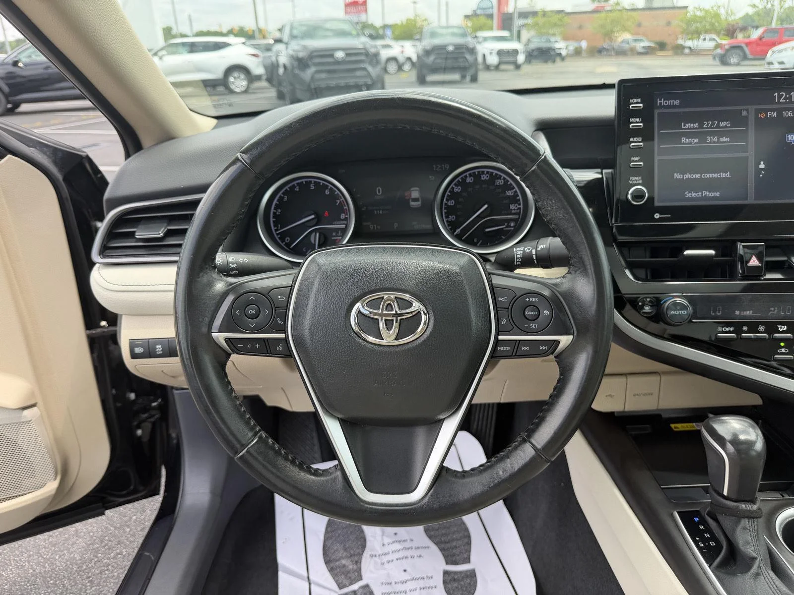 Used 2023 Midnight Black Metallic Toyota XLE image 18