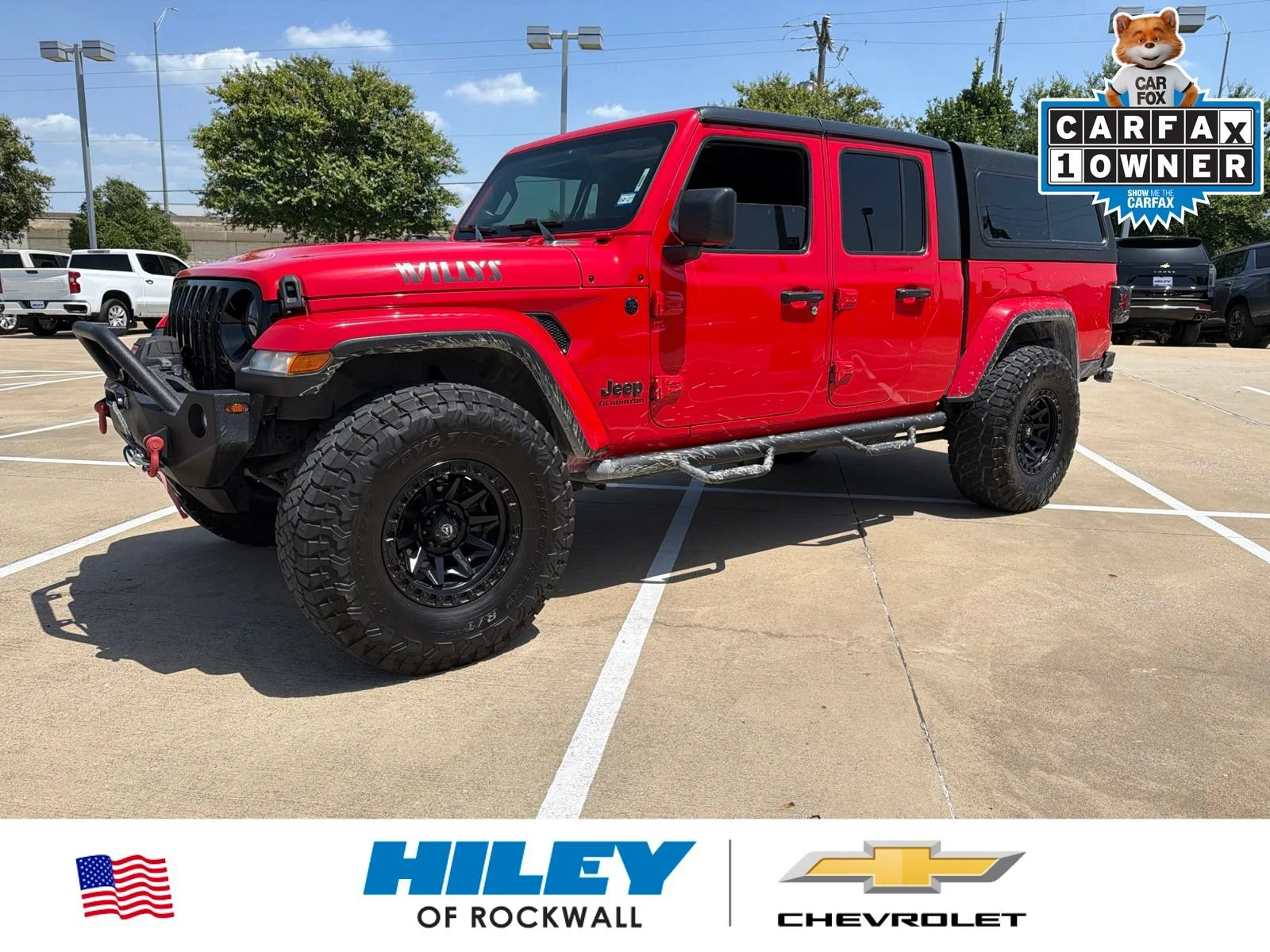 Used 2021 Red Jeep Willys image 1