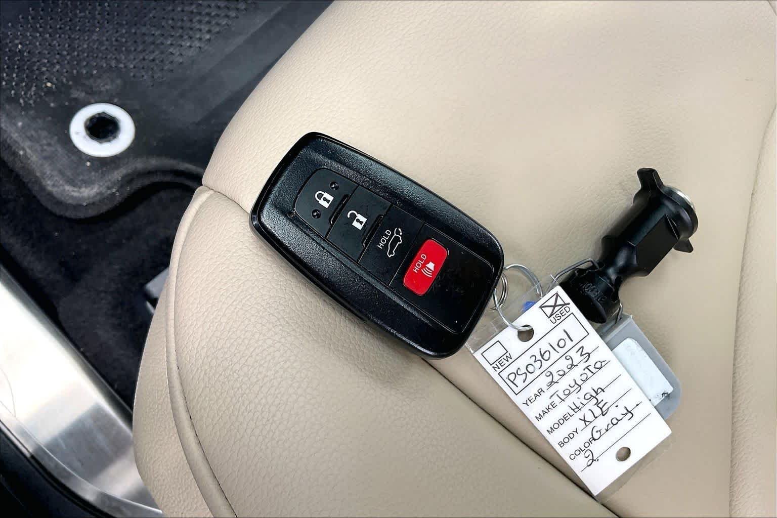 Used 2023 Magnetic Gray Metallic Toyota XLE image 12