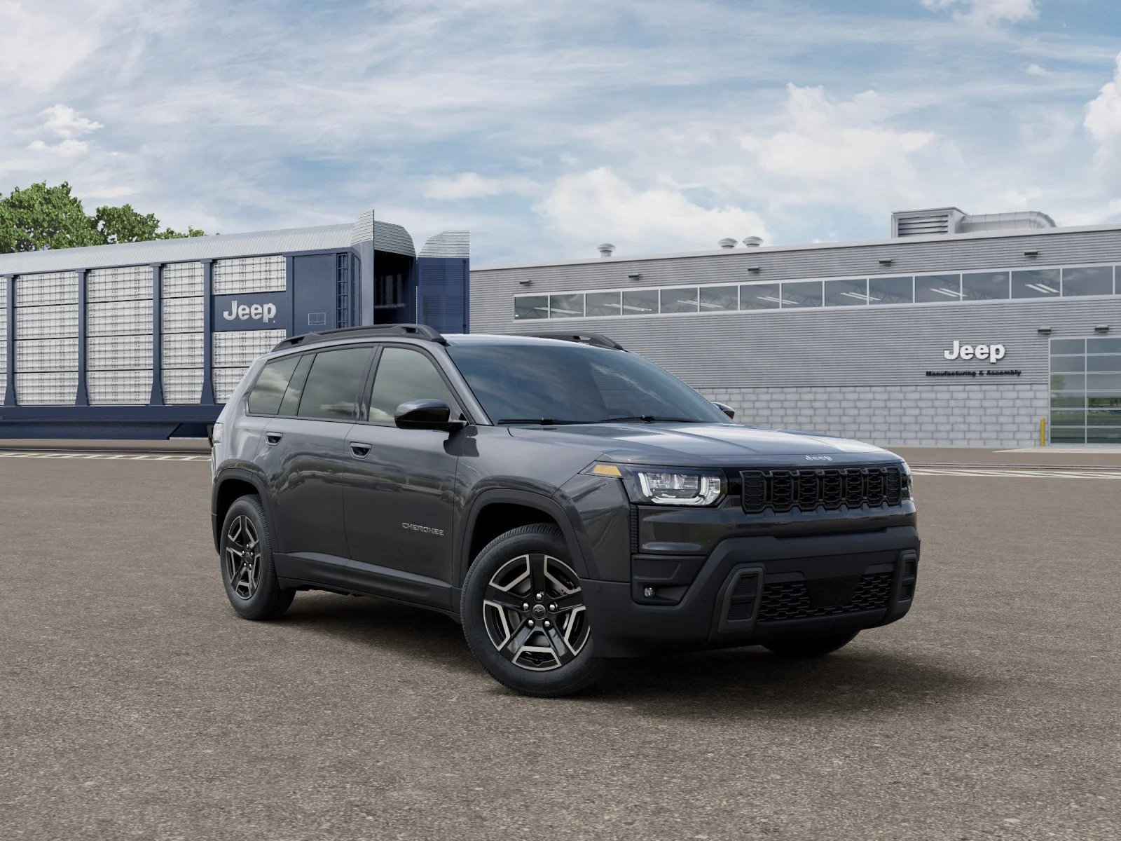 New 2026 Sting-Gray Clear-Coat Exterior Paint Jeep Laredo image 6