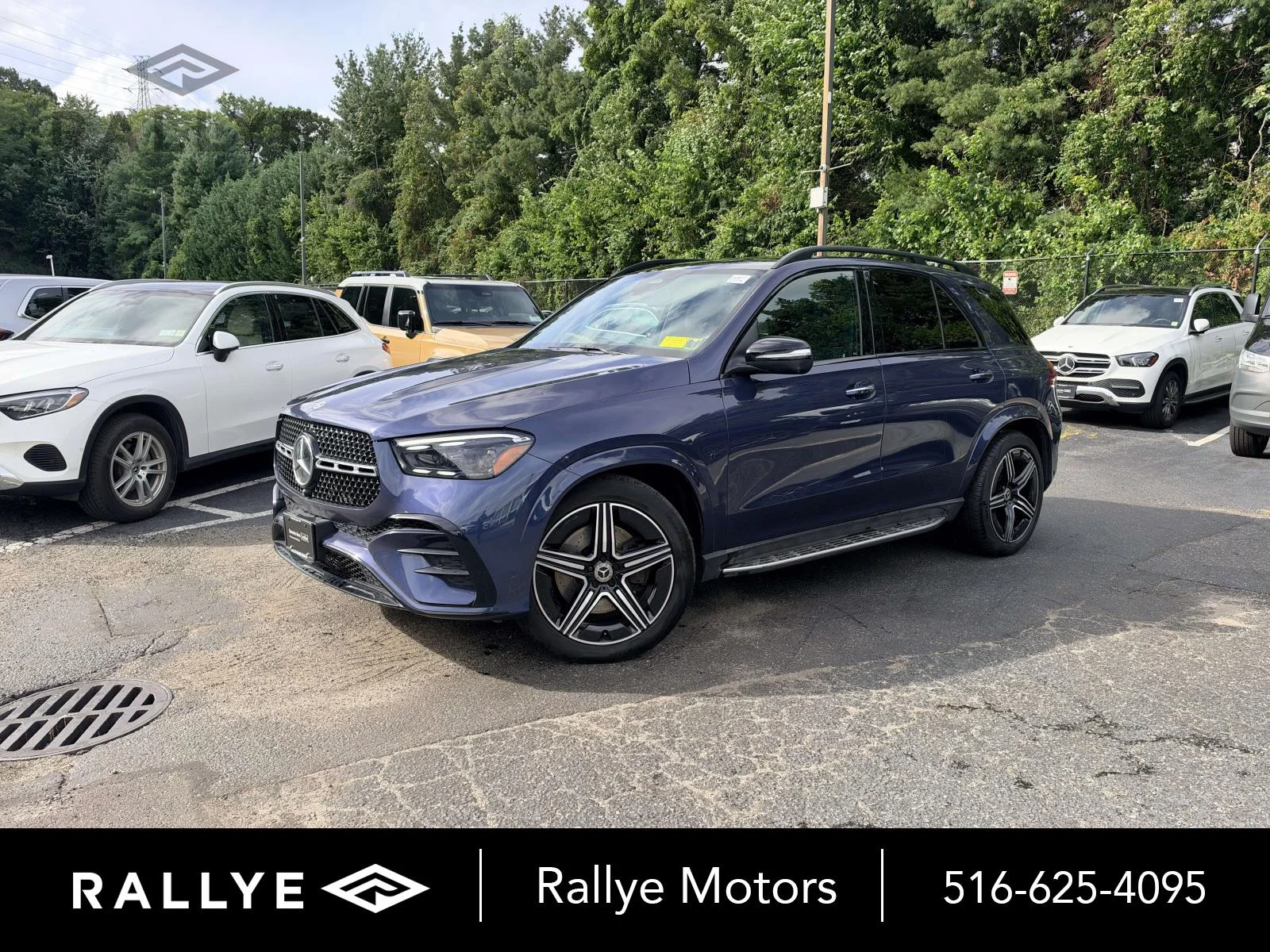 Certified Used 2024 Twilight Blue Metallic Mercedes-Benz GLE 450 image 2