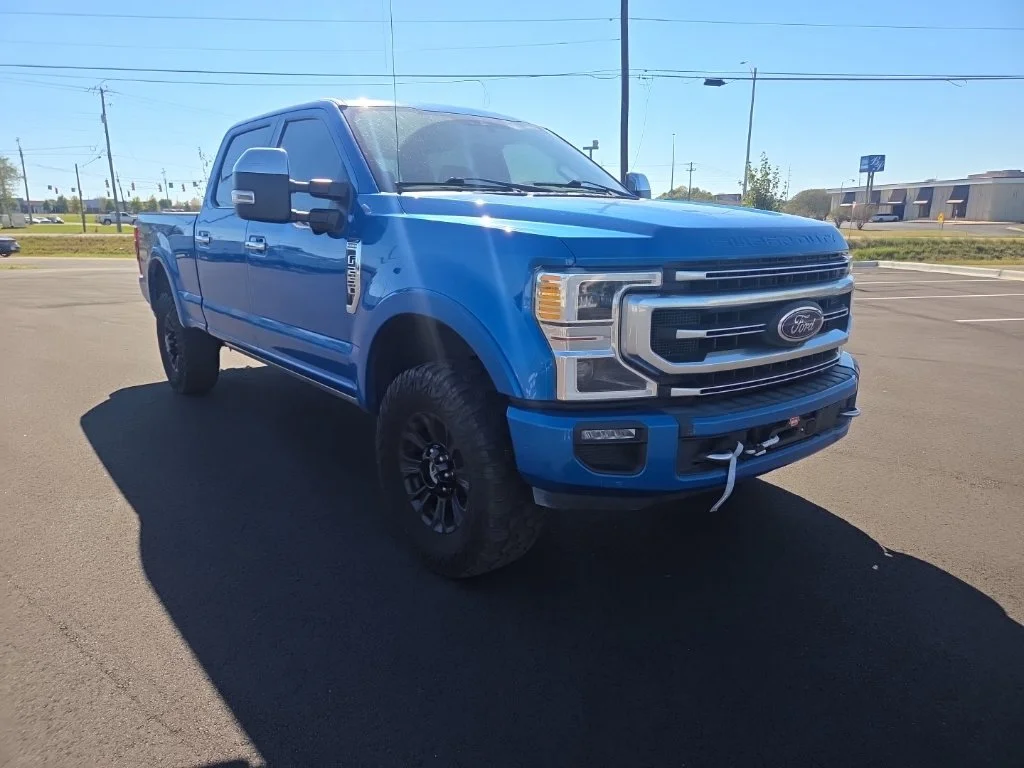 Used 2020 Blue Ford Platinum image 3