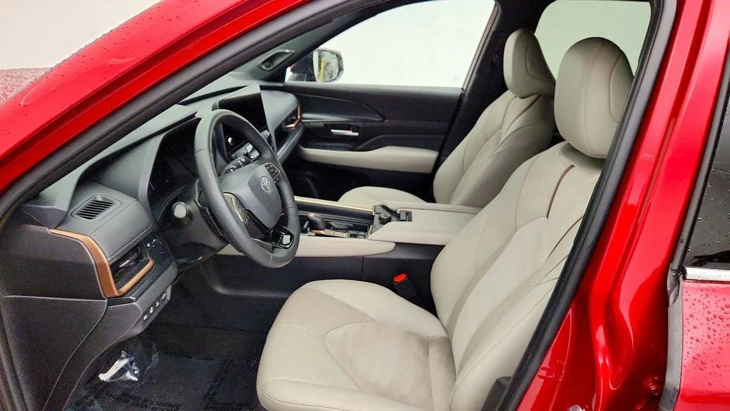 Used 2025 Ruby Flare Pearl Toyota Hybrid MAX Platinum AWD w/ Illuminated Cargo Sill image 19