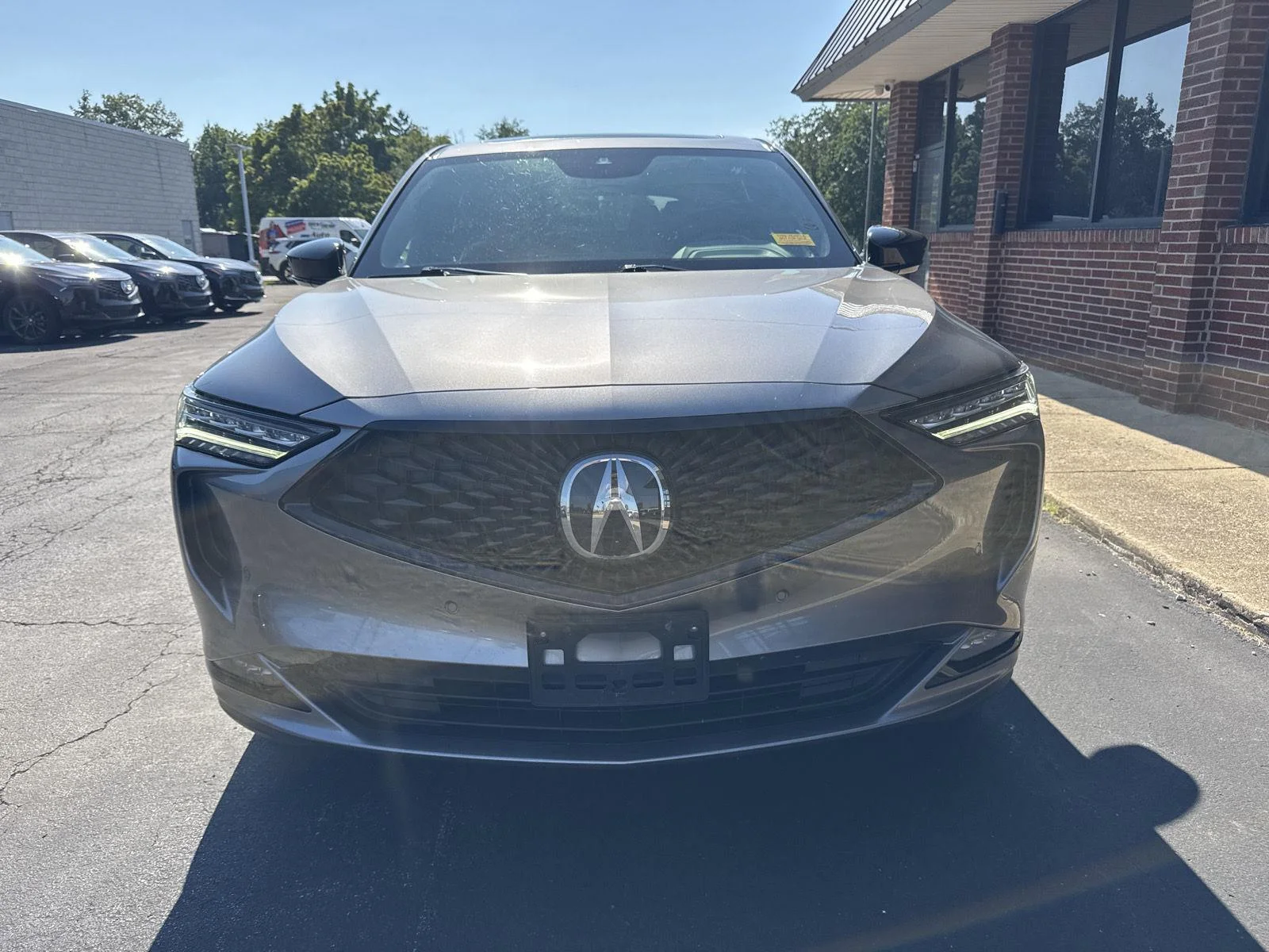 Used 2023 Liquid Carbon Metallic Acura SH-AWD with A-Spec Package image 2