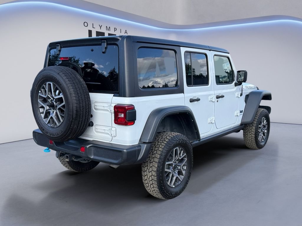Used 2023 White Jeep Rubicon 4xe image 3