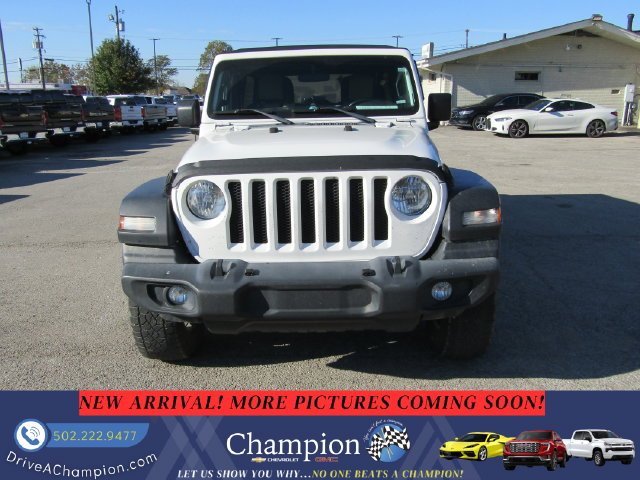 Used 2020 White Jeep Unlimited Sport S image 2