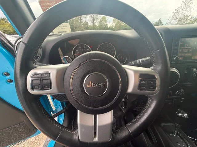 Used 2017 Blue Jeep Unlimited Sahara image 24