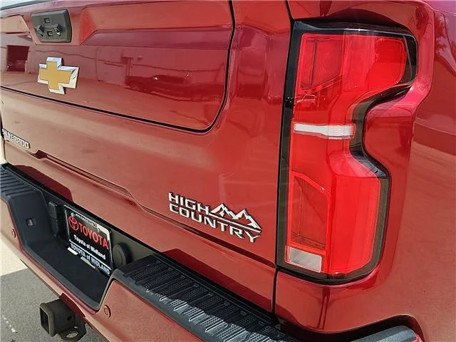 Used 2024 Radiant Red Tintcoat Chevrolet High Country 4x4 Crew Cab 8 ft. box 172 in. WB image 8