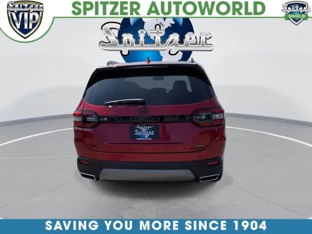 New 2026 Radiant Red Metallic II Honda AWD Touring Blackout image 8