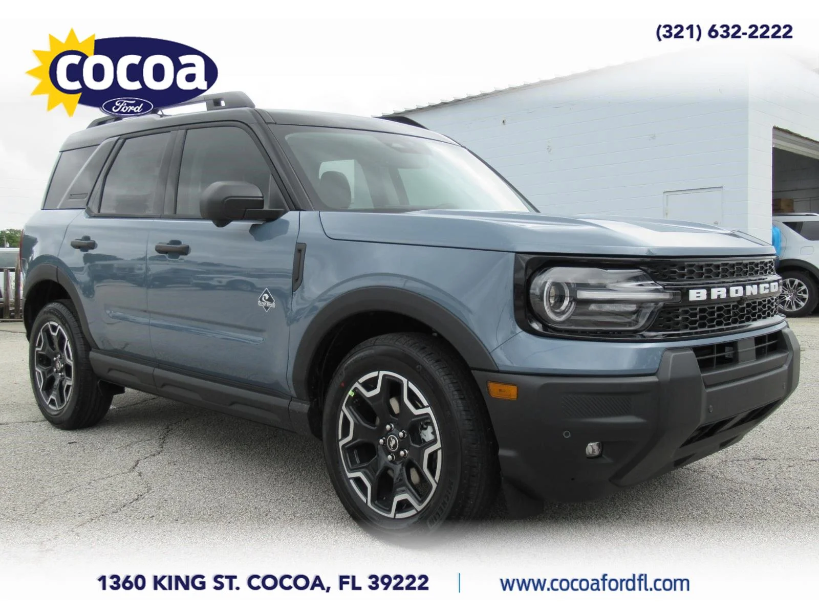 New 2026 Azure Gray Metallic Tri-Coat Ford Outer Banks® image 1
