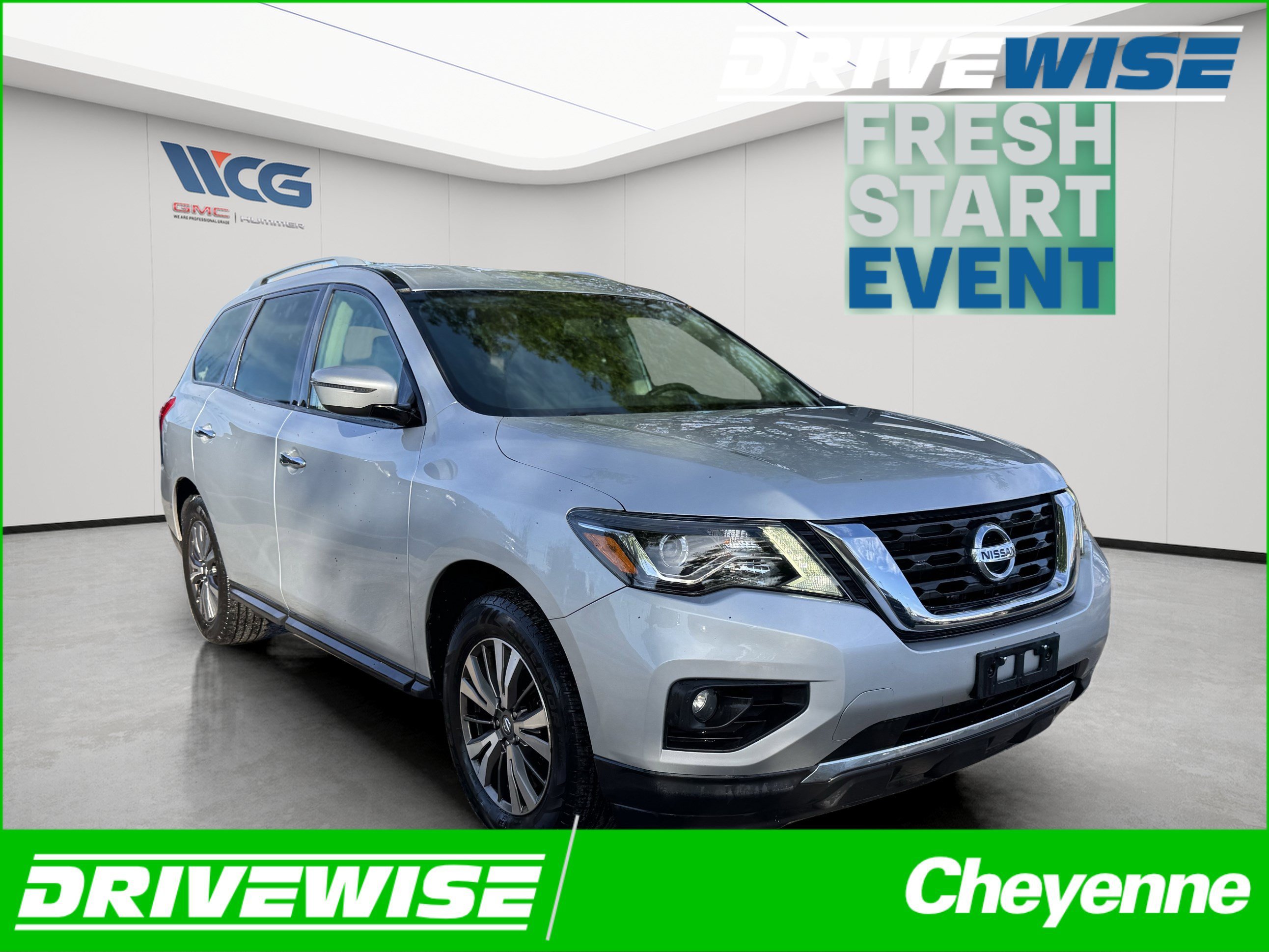 Used 2019 Brilliant Silver Metallic Nissan SV image 1