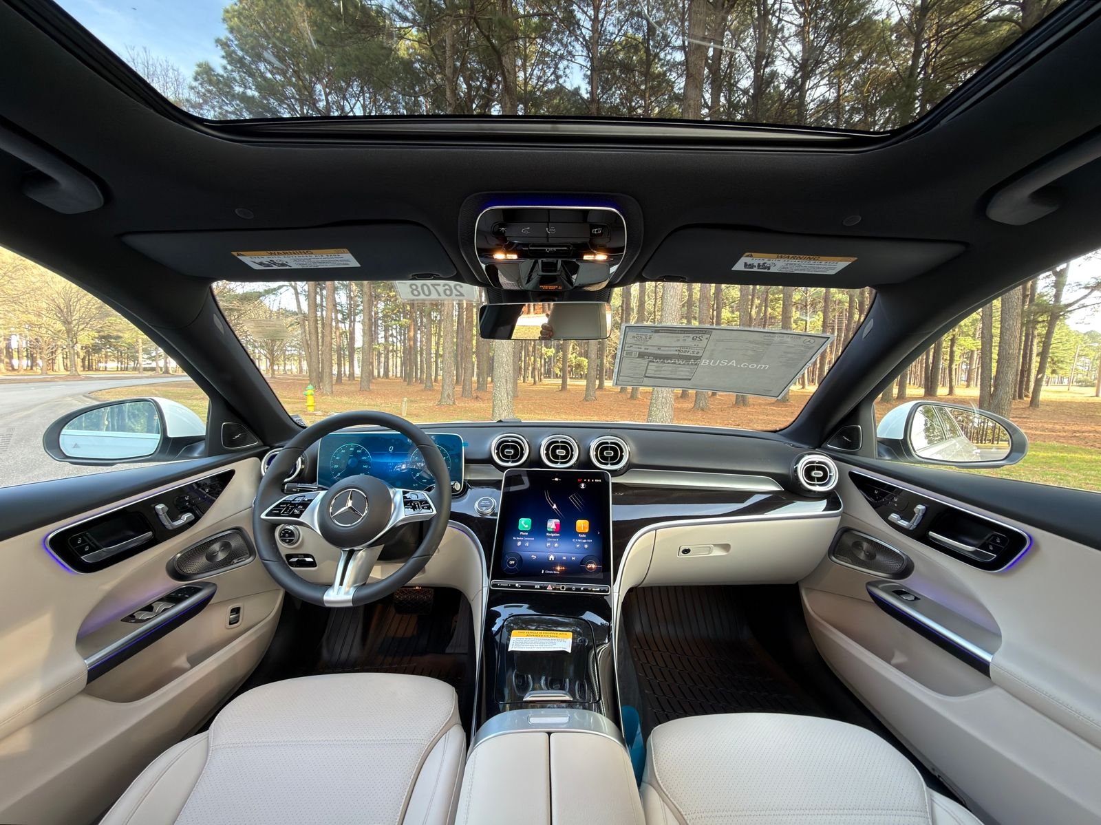 New 2026 Polar White Mercedes-Benz C 300 image 2