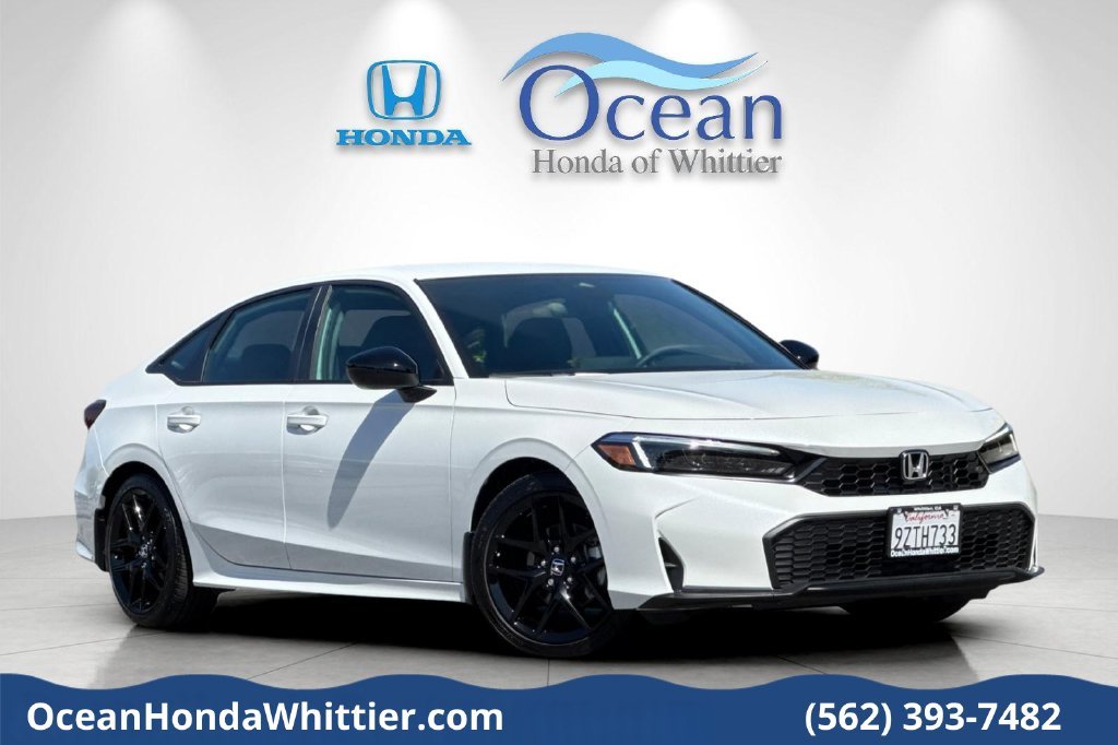 Certified Used 2026 Platinum White Pearl Honda Sport image 1