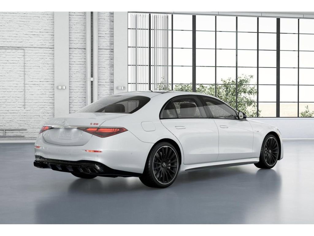 New 2026 MANUFAKTUR Moonlight White Metallic Mercedes-AMG AMG® S 63 E 4MATIC Sedan image 63