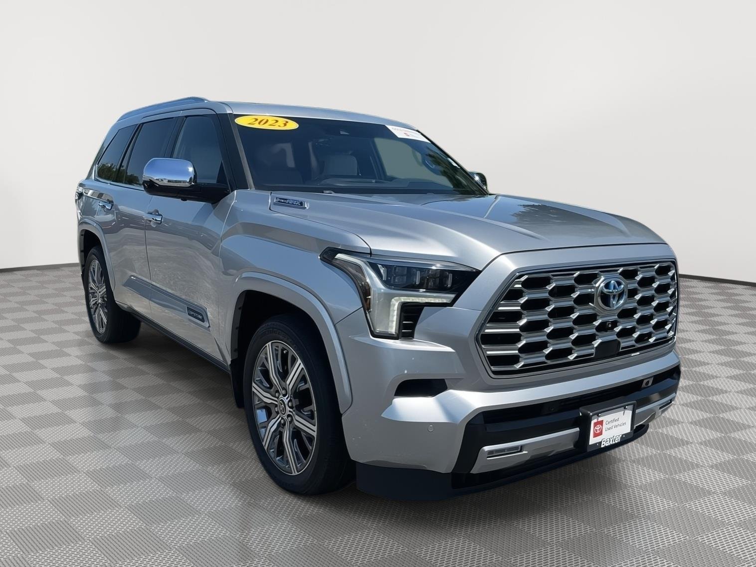 Certified Used 2023 Celestial Silver Metallic Toyota Capstone image 1