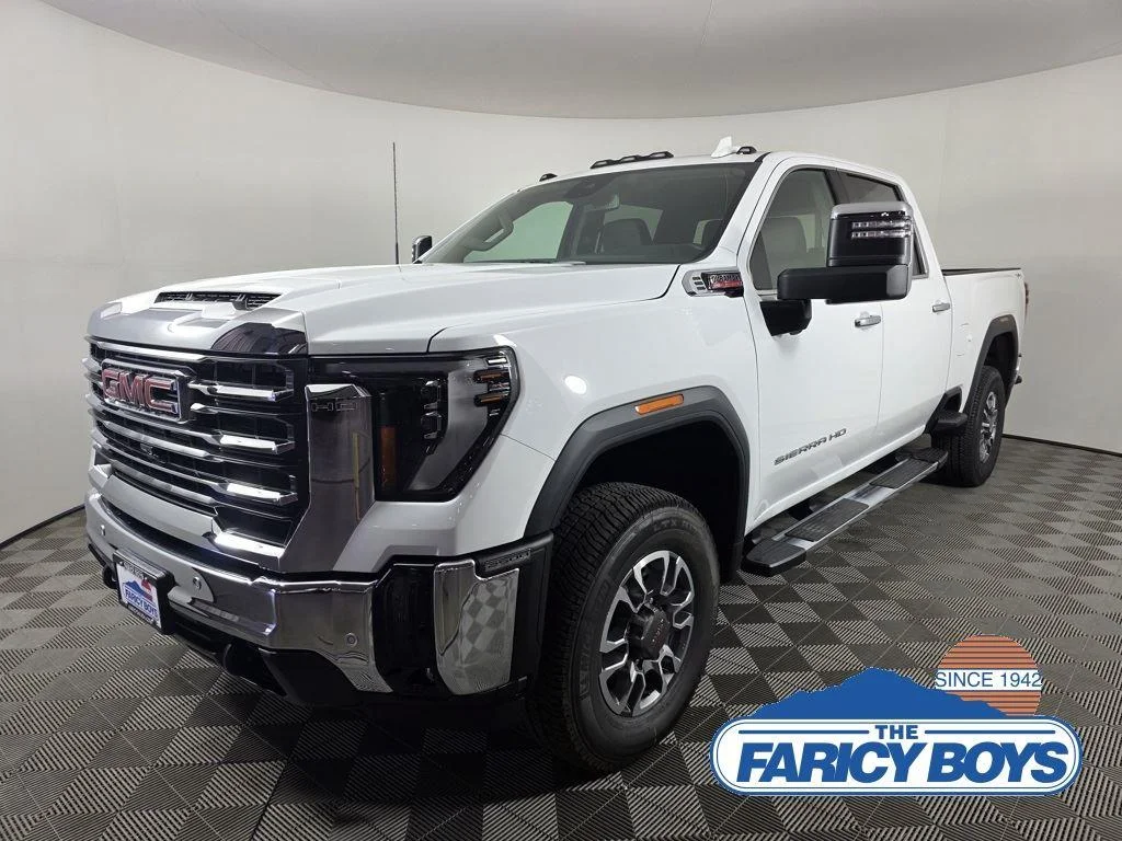 New 2025 Summit White GMC SLT image 2