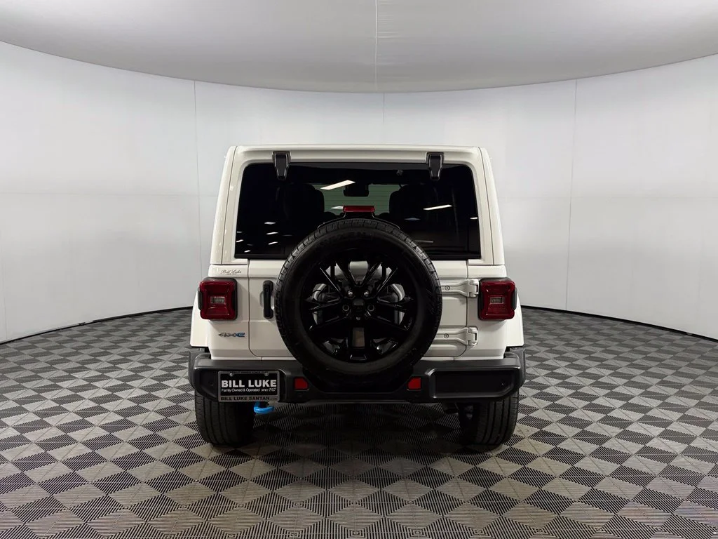 Certified Used 2024 White Jeep Sahara 4xe image 8