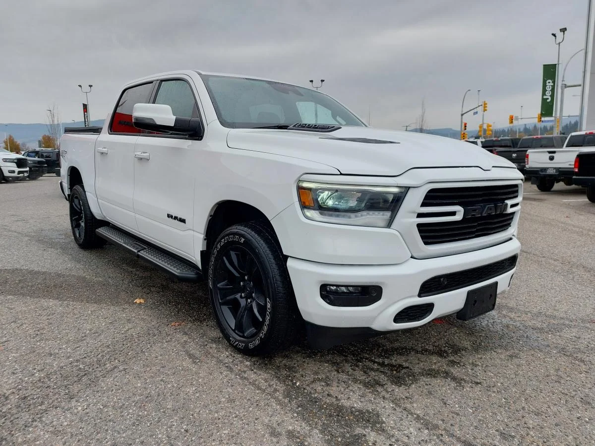 Used 2023 White RAM Sport 4x4 Crew Cab 5