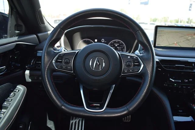 Certified Used 2023 Liquid Carbon Metallic Acura SH-AWD with A-Spec Package image 15