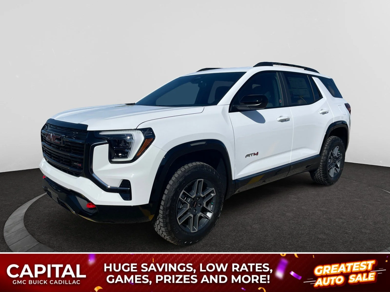 New 2027 Summit White GMC AWD AT4 image 1
