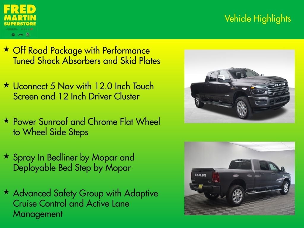 New 2026 Granite Crystal Metallic Clear-Coat Exterior Paint RAM Laramie image 15