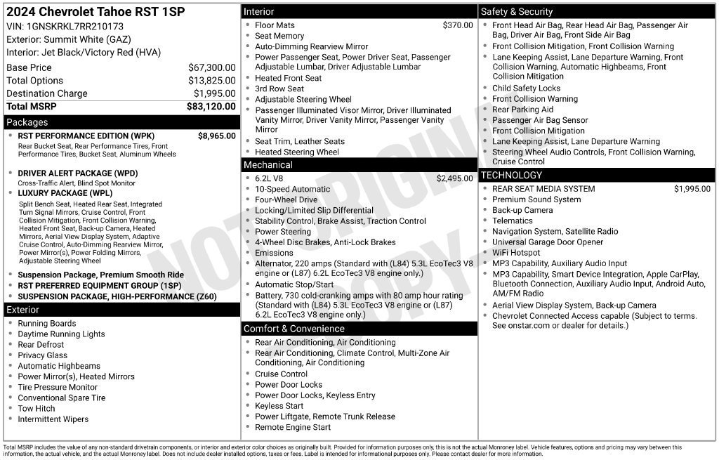 Used 2024 White Chevrolet RST image 27