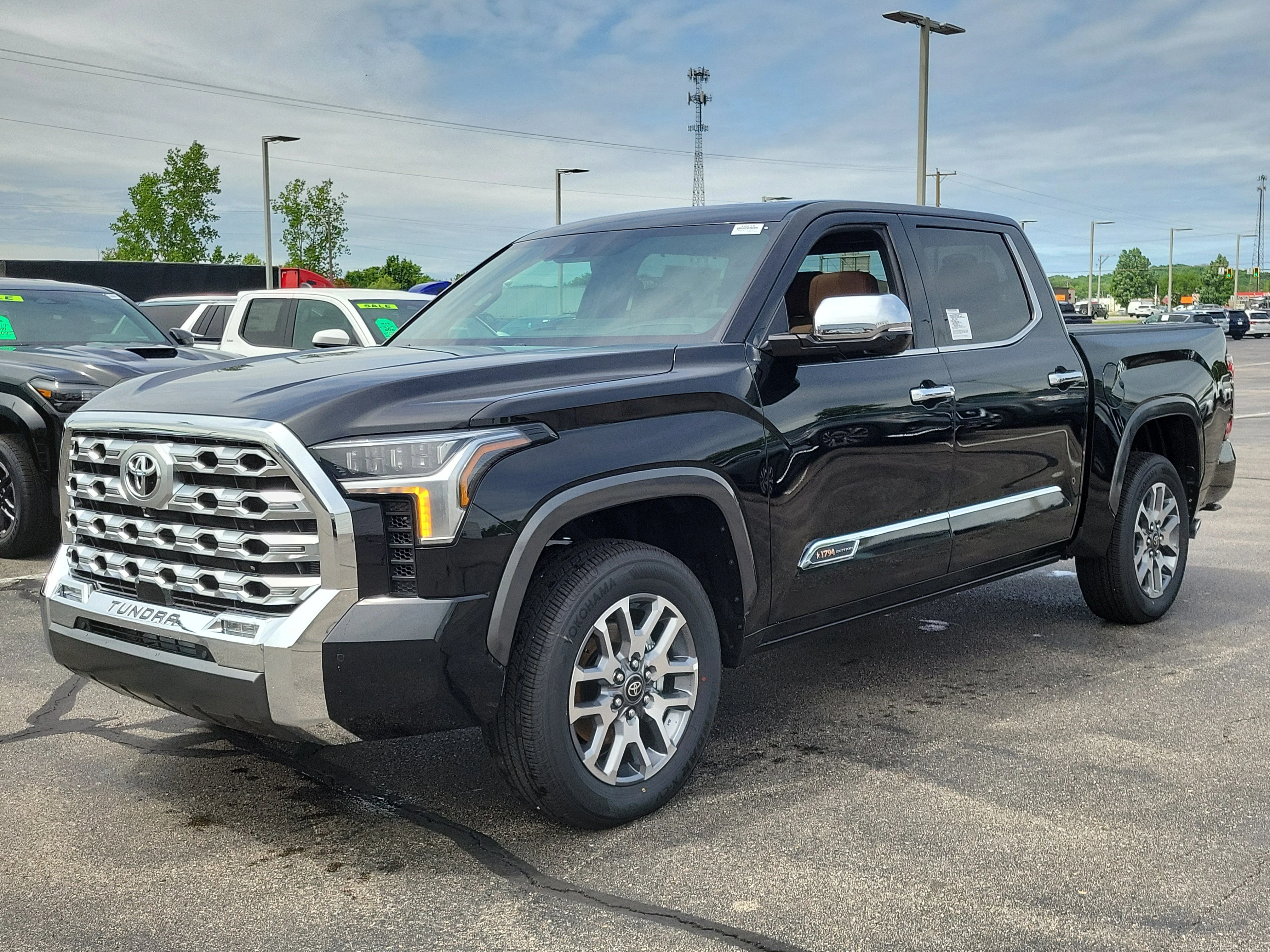 New 2026 Midnight Black Metallic Toyota 1794 Edition CrewMax 5.5