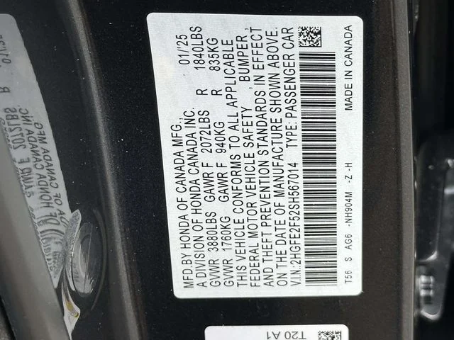 Used 2025 Gray Honda Sport image 30