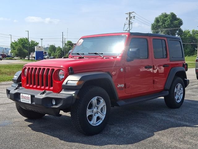 Used 2018 Red Jeep Unlimited Sport S image 4