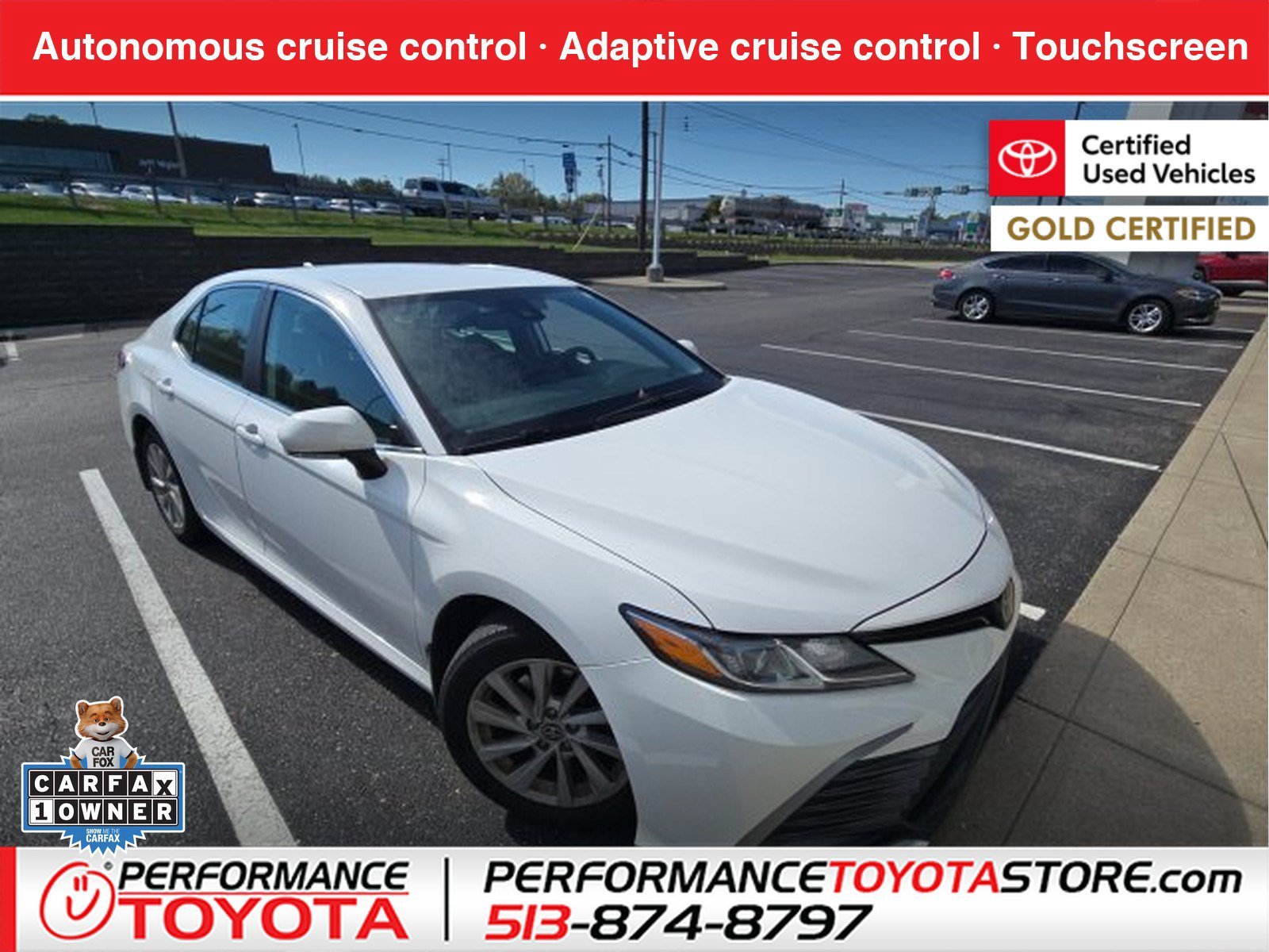 Certified Used 2023 Ice Cap Toyota LE image 1