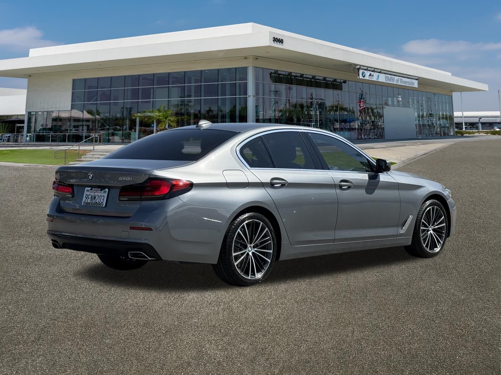 Certified Used 2023 Skyscraper Grey Metallic BMW 540i image 10