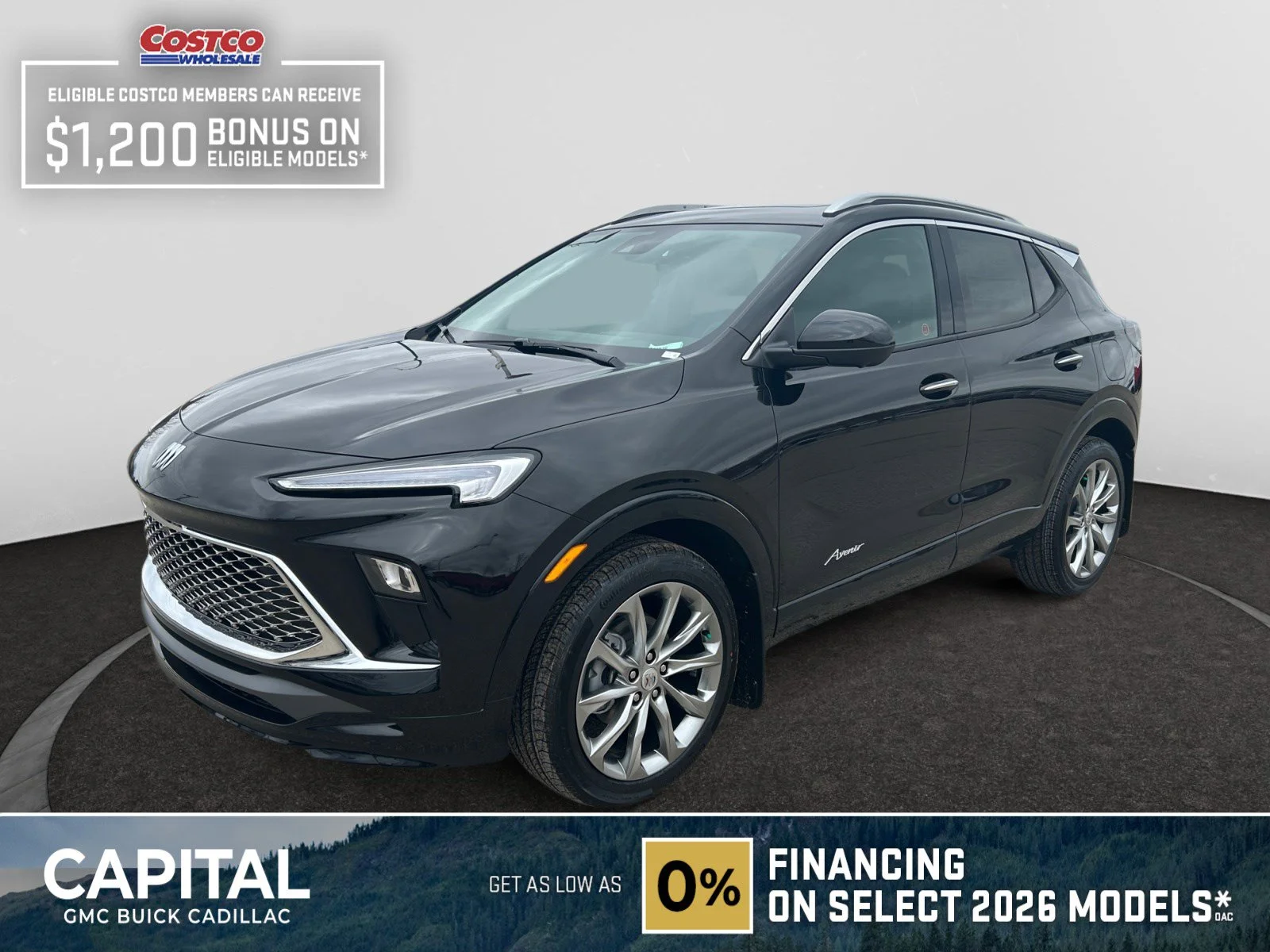 New 2026 Ebony Twilight Metallic Buick Avenir AWD image 1