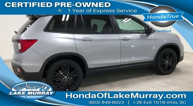 Certified Used 2019 Lunar Silver Metallic Honda Sport image 1